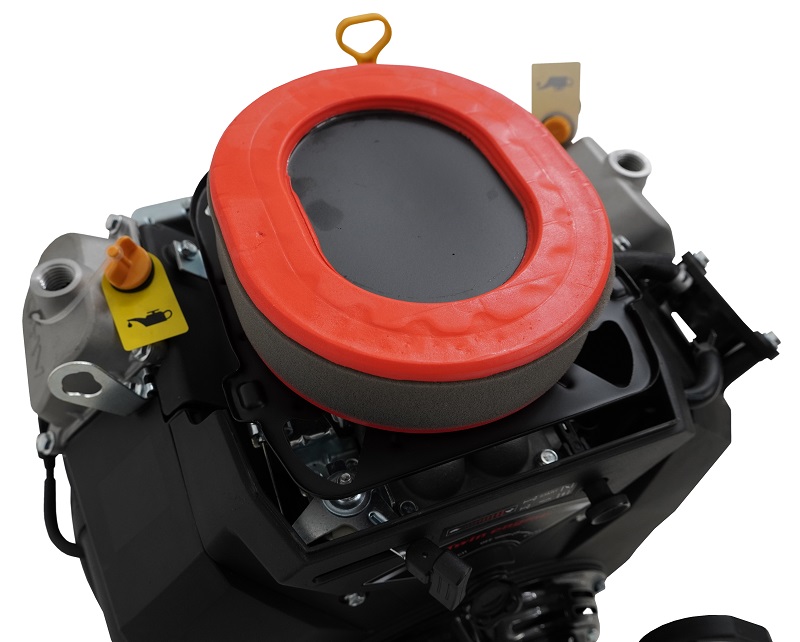 вид спереди — Двигатель Loncin LC2V80FD (H type) V-образн,764 см3, D25 мм, 20А руч. и эл.запуск (без глушителя) Двигатель Loncin LC2V80FD (H type) V-образн,764 см3, D25 мм, 20А руч. и эл.запуск (без глушителя) — вид спереди — фот...