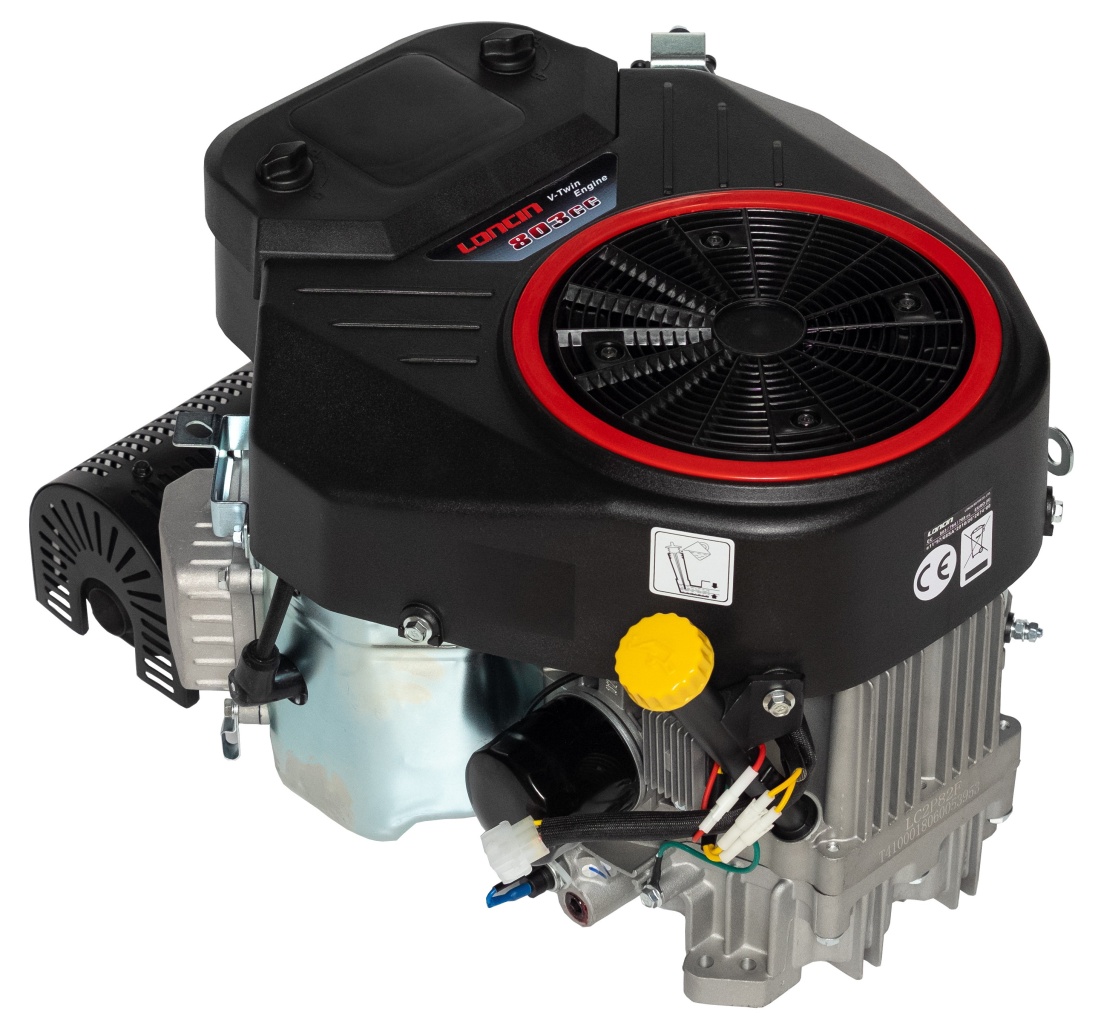 вид сбоку — Двигатель Loncin LC2P82F (A type) D25.4 15А Двигатель Loncin LC2P82F (A type) D25.4 15А — вид сбоку — фото 3 из 3