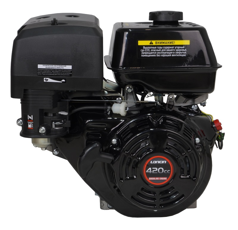 Двигатель Loncin G420FD (L type) конусный вал 105.95мм — 72,3