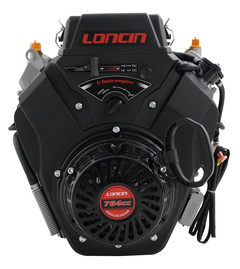 Двигатель Loncin LC2V80FD (H type) V-образн,764 см3, D25 мм, 20А руч. и эл.запуск (без глушителя) — 80