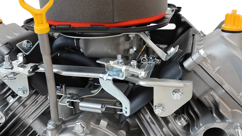 вид сбоку — Двигатель Loncin LC2V80FD (H type) V-образн,764 см3, D25 мм, 20А руч. и эл.запуск (б/глуш)(трос.упр) Двигатель Loncin LC2V80FD (H type) V-образн,764 см3, D25 мм, 20А руч. и эл.запуск (б/глуш)(трос.упр) — вид сбоку — фо...