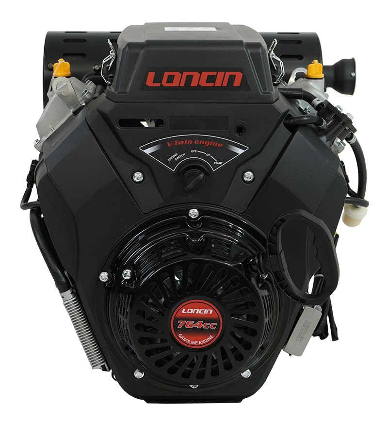 Двигатель Loncin LC2V80FD (H type) V-образн,764 см куб, D25 мм, 20А ручной и электрический запуск — 80