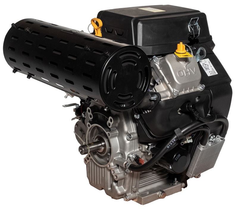 вид спереди — Двигатель Loncin LC2V80FD (H type) D25 20А ручной электрозапуск Двигатель Loncin LC2V80FD (H type) D25 20А ручной электрозапуск — вид спереди — фото 2 из 4