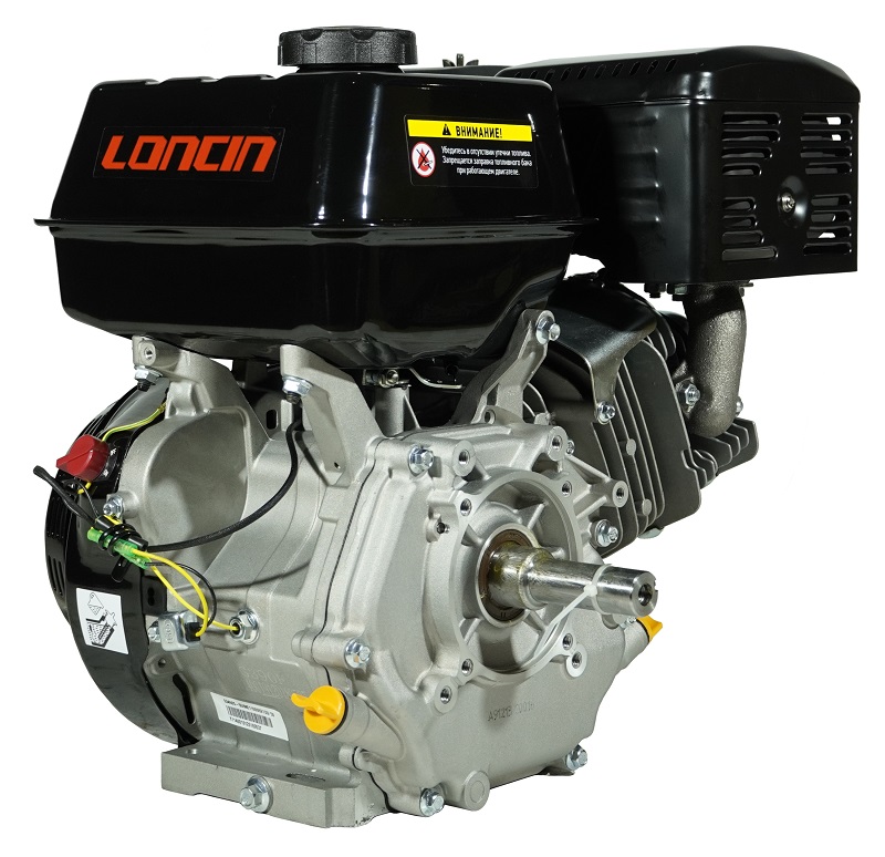 вид спереди — Двигатель Loncin G390F (I type) D25.4 Двигатель Loncin G390F (I type) D25.4 — вид спереди — фото 2 из 4