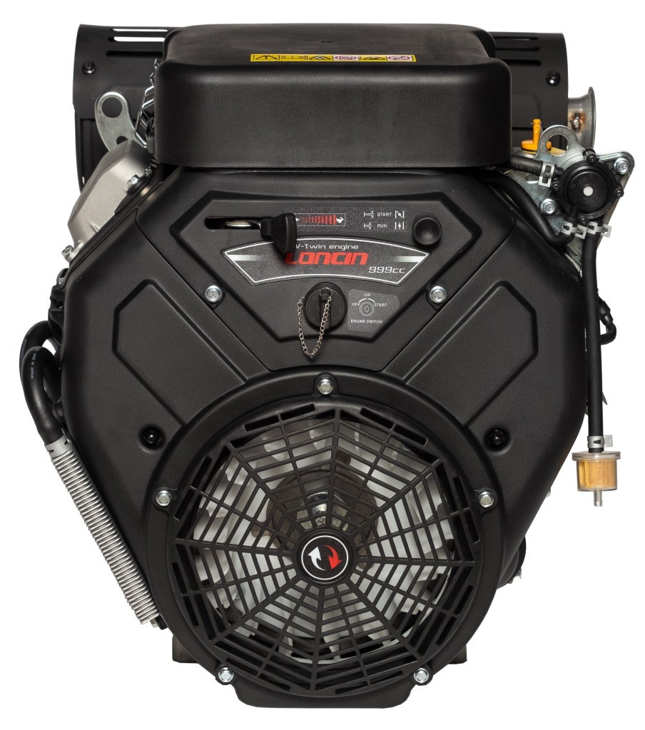 Двигатель Loncin LC2V90FD (B type) конусный вал 10А Плоский в фильтр — 89