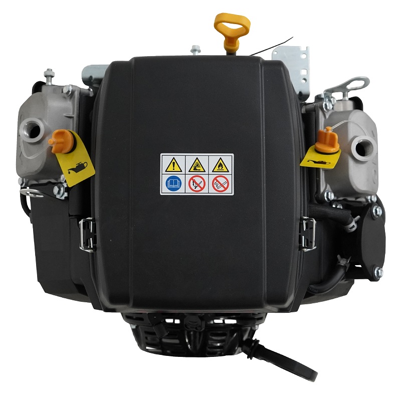 вид сзади — Двигатель Loncin LC2V80FD (H type) V-образн,764 см3, D25 мм, 20А руч. и эл.запуск (без глушителя) Двигатель Loncin LC2V80FD (H type) V-образн,764 см3, D25 мм, 20А руч. и эл.запуск (без глушителя) — вид сзади — фото ...