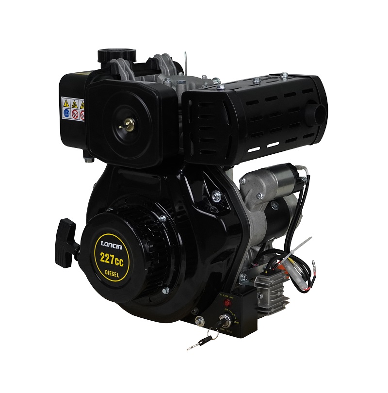 вид сзади — Двигатель Loncin Diesel LCD230FD D20 5А (LCD170FD) Двигатель Loncin Diesel LCD230FD D20 5А (LCD170FD) — вид сзади — фото 4 из 4