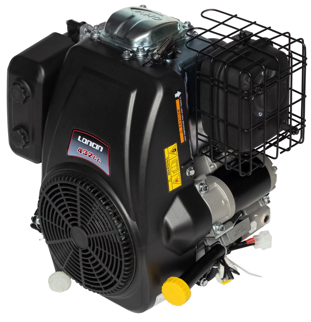вид спереди — Двигатель Loncin LC1P90F-1 (A type) D25.4 12А Двигатель Loncin LC1P90F-1 (A type) D25.4 12А — вид спереди — фото 2 из 3